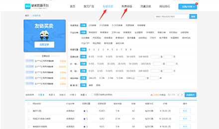 购买选择对自己网站有利的友情链接