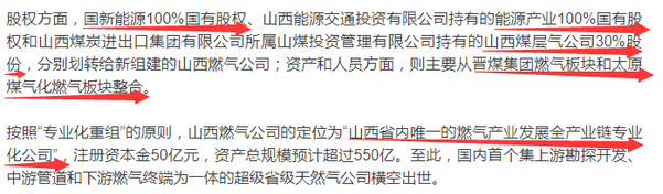 “山西神气”即将诞生！山西筹组全国首个“超级省级天然气公司”