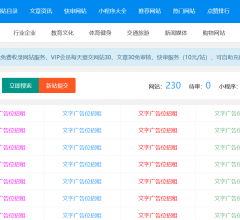 分类目录广告位