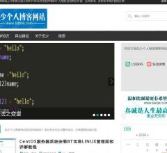 伍少个人网络博客